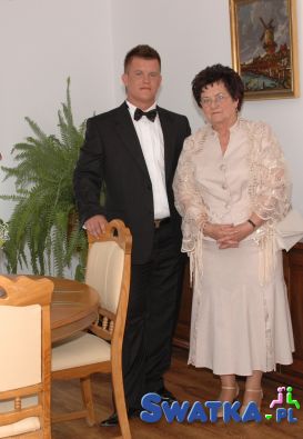 Z wnuczkiem.