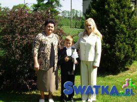 moja córa i mój wnuczek Michał