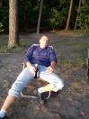 relax przy zachodzącym słońcu..