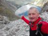 Wchodzę na Rysy pierwszy raz w życiu 26.09.2016  a pode mną Morskie Oko i Czarny Staw :-) 